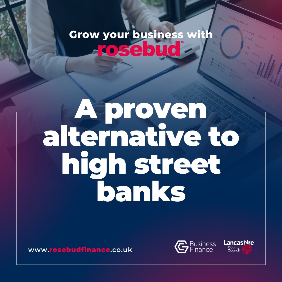 Are you a Lancashire-based business looking for funding❓ Rosebud is a Lancashire business loans provider and a proven alternative lender to high street banks and traditional finance providers. ✅ Find out more about Rosebud here: rosebudfinance.co.uk/about/?utm_sou… @RosebudFinance