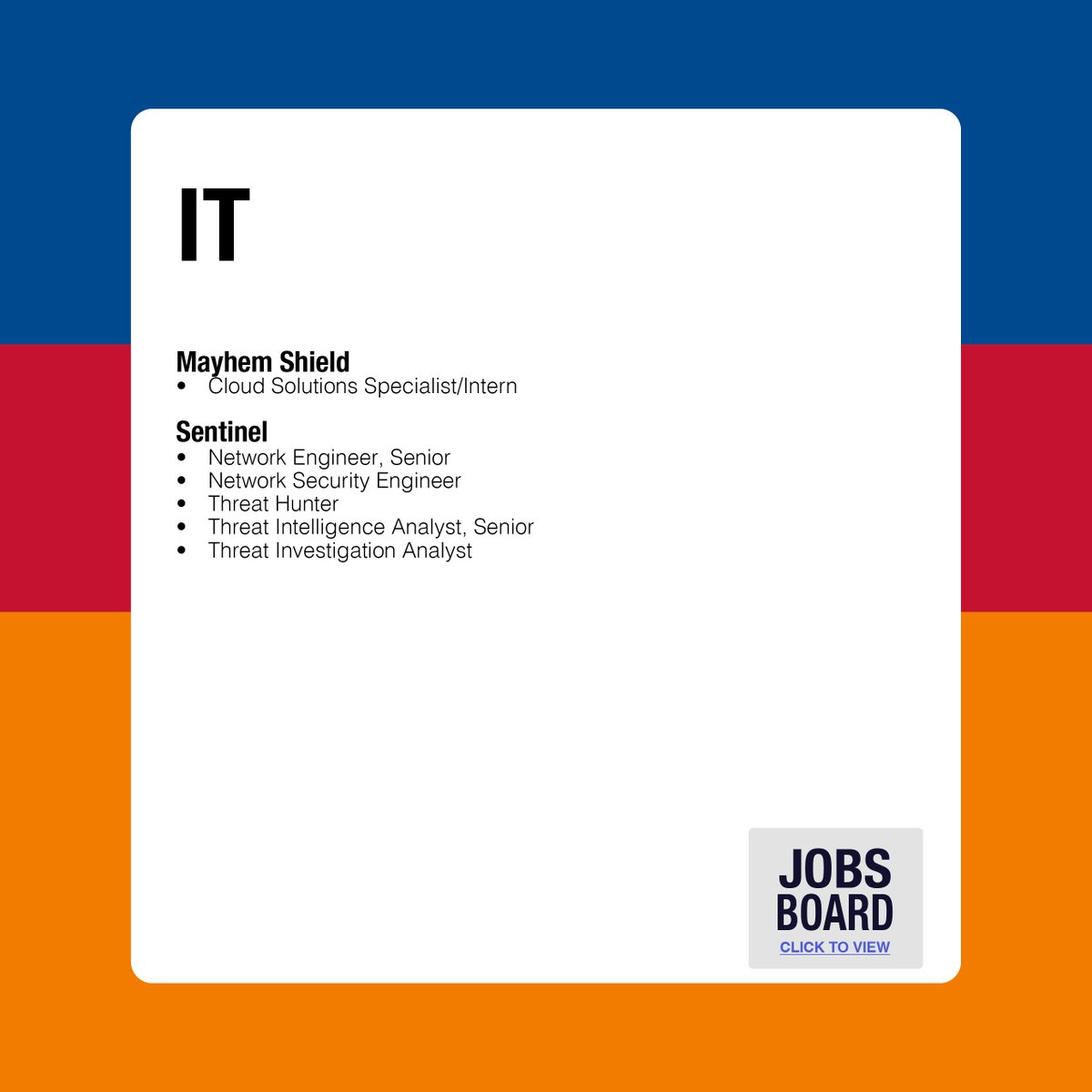 📣 New Jobs!  📣

Link directly to our Jobs Board to see all available jobs: ow.ly/CQ4250Qzhsl

 #DuPageCountyJobs #employmentopportunities #jobseekers #jobboard #worknetdupage #dupagecounty