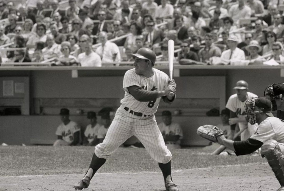 #OTD in 1965, 2 days shy of his 40th bday, Gramp struck out 3X on Tony Cloninger fastballs in his last game with #Mets. It was just the 2nd 3-strikeout game of his career. He was so embarrassed he couldn't adjust that he retired immediately postgame. #Yankees #HowTimesHaveChanged