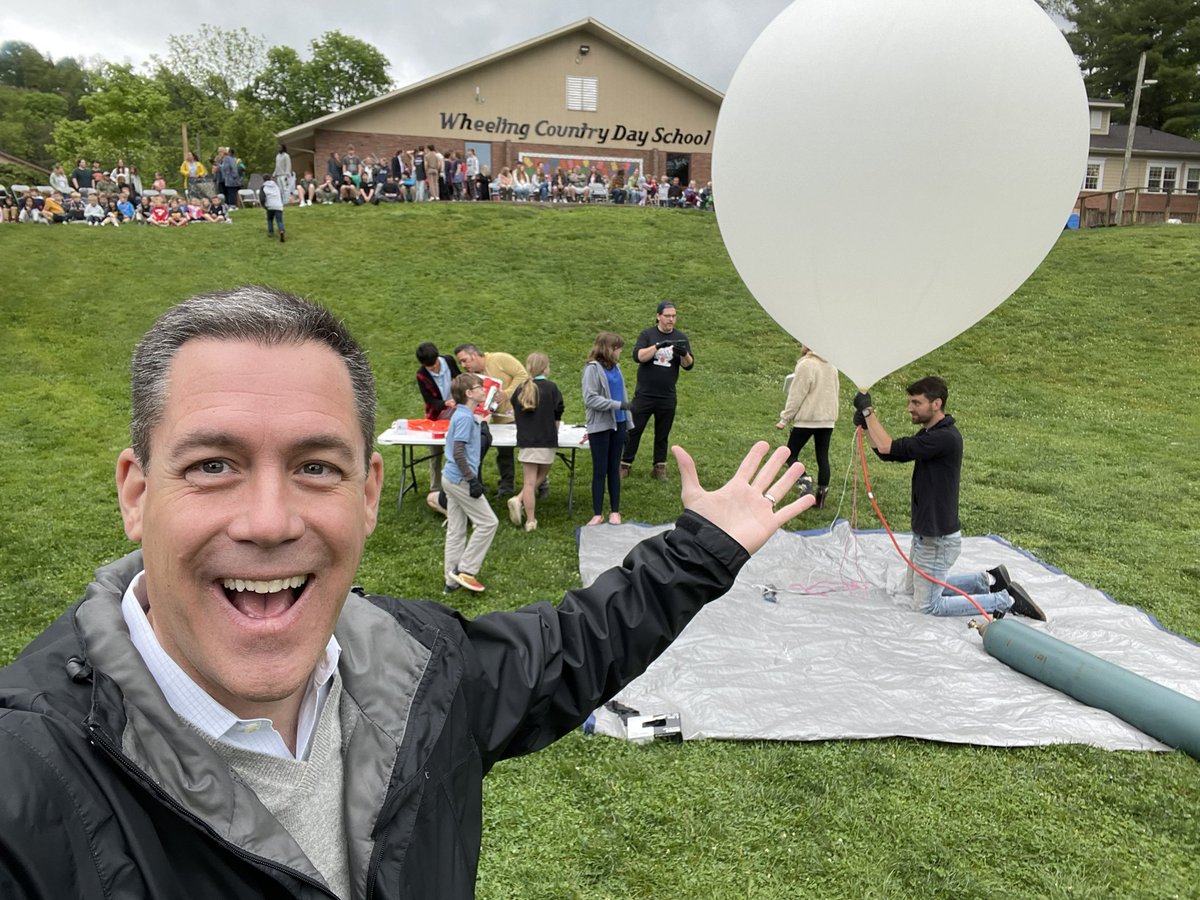 Happy #RemakeDays! This student-designed weather balloon is going to soar to #STEM-o-spheric heights of the upper atmosphere. This is joy. This is wonder. This is learning remade.