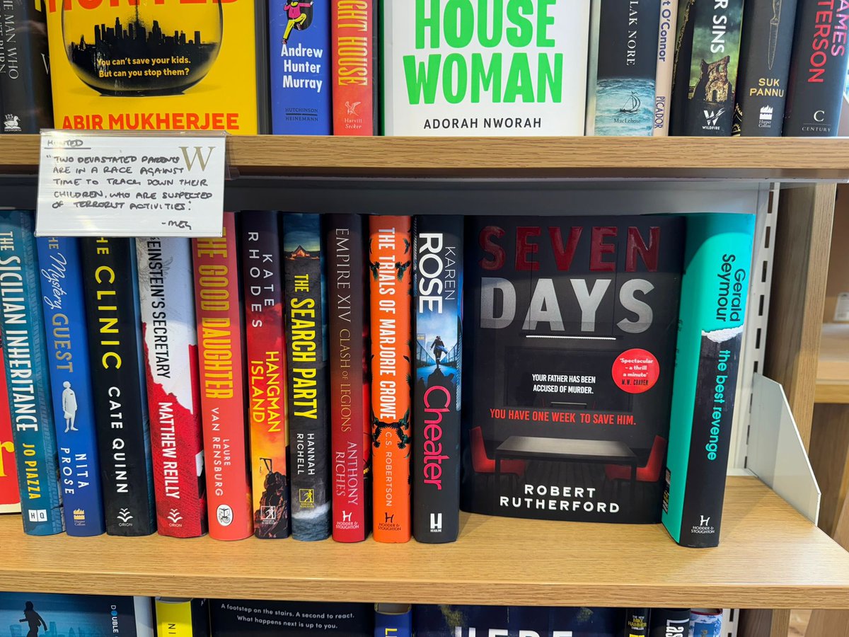 Spotted in the wild in @waterstonesncl ❤️ #SevenDays Love getting random snaps sent in by friends and family!
