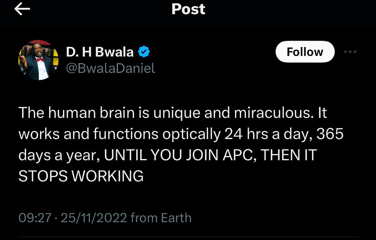 <a href="/BwalaDaniel/">D. H Bwala</a> <a href="/PeterObi/">Peter Obi</a> Yet, again.