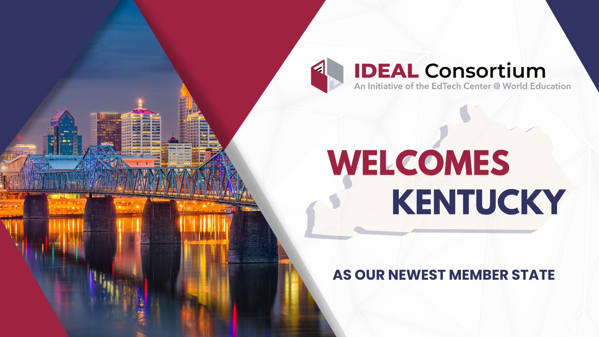 Welcome @KYAdultEd to the IDEAL Consortium! Through edtech advancements, collaborative research, and practice, we look forward to making connections across the IDEAL network to scale successful #DigitalEducation opportunities in #AdultEd. edtech.worlded.org/ideal-consorti…