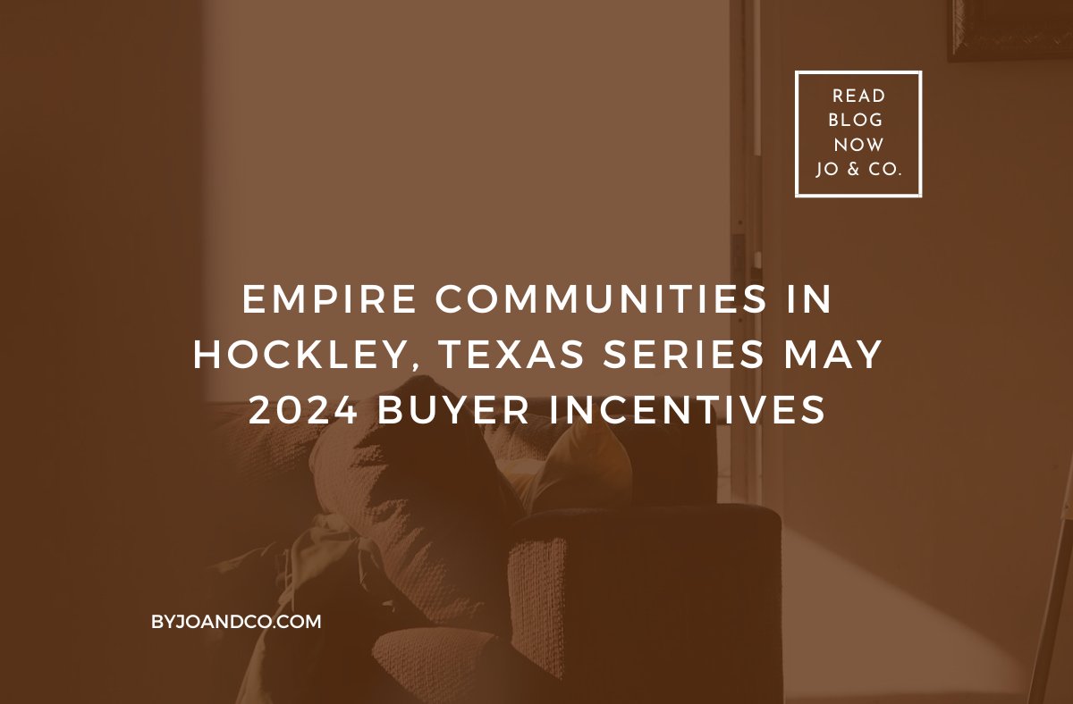 Hi friends! 👋 Dreaming of your very own place in Hockley, Texas? 🏡 We've got exciting news! 🌟 Empire Communities has some fantastic buyer incentives this May! 🌟 Explore all the details in our blog! 🔗 byjoandco.com/2024/05/07/emp… #EmpireCommunities #hockleytx #buyerincentives