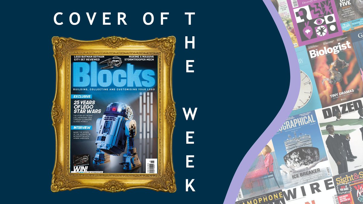 exacteditions's tweet image. This week&apos;s #CoverOfTheWeek award goes to @blocksmagazine for their latest issue 🏆

Cover feature: 25 years of #LEGO #StarWars. The story of the epic collaboration. Cover pic - Daniel Jamieson @MacroUniverse.

Subscribe and find out more about Blocks: exacted.me/BlocksMagazine 📲