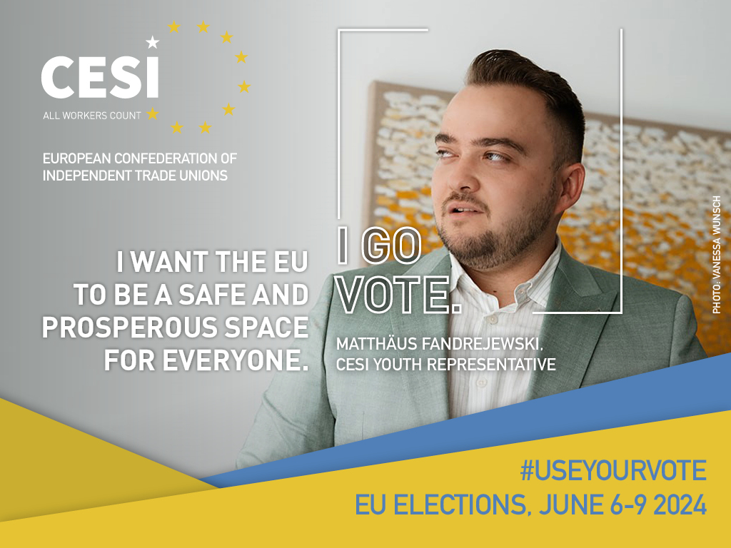 Our Youth Representative <a href="/FandrejewskiMat/">Matthaeus Fandrejewski</a> wants the EU to be a safe and prosperous space for everyone. 

Young Europeans, the EU elections are your chance to influence the future! 🇪🇺🗳️

#UseYourVote #WeEP24