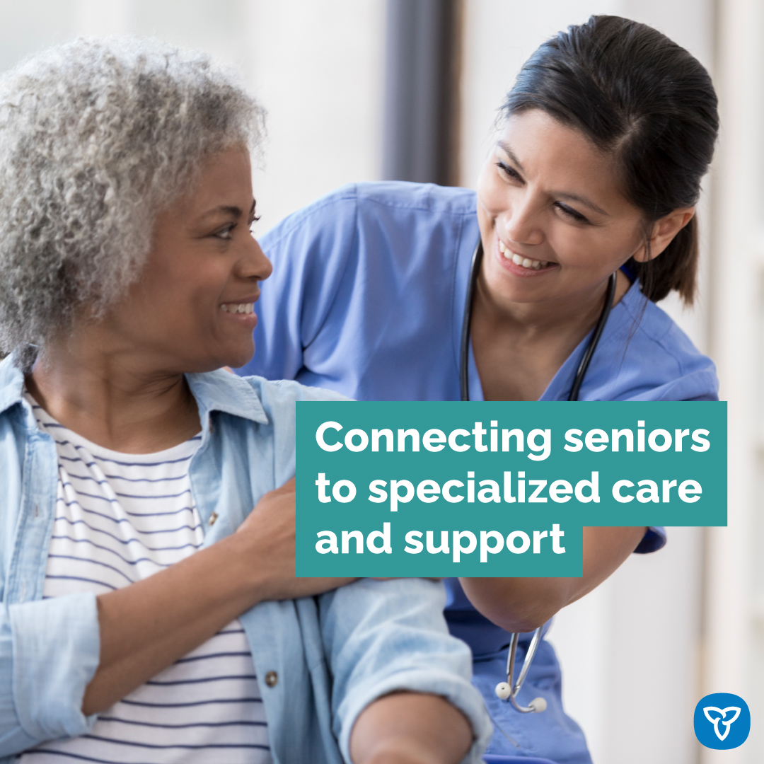 Ontario is investing more than $4.1 million to expand GeriMedRisk, a program that makes it easier and faster for seniors living with complex medical needs to access coordinated care, in their community. Learn more: news.ontario.ca/en/release/100…