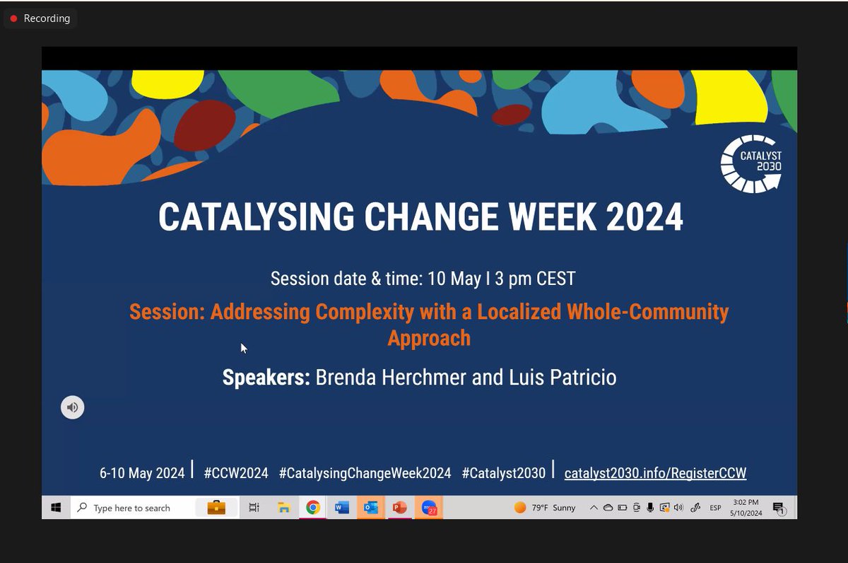 As we close the #CatalysingChangeWeek2024 of @Catalyst_2030 #Catalyst2030 #CCW2024 #Catalyst2030.

And a great day yesterday to connect with Teimosa Martin of @AchievementNet.

#CatalysingChange #socialinnovators #socialentrepreneurs #innovators #entrepreneurs #socialinnovation
