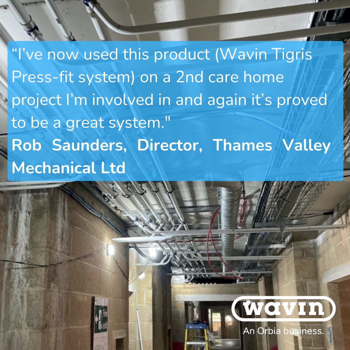 Our above ground systems for commercial projects are cost effective, easy to install and designed to work together for a single source solution. Find out more about Tigris K5, our innovative press-fit pipe system here hubs.la/Q02wNYsq0
#commercialconstruction #plumbing