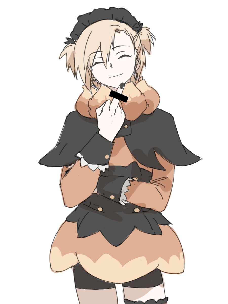 #メイドの日 なので、前の落書きを再掲します
無理やり友達にイーブイデザインのメイド服を着せられたユライアくん。
(seyo様が服をデザインしてくれました)