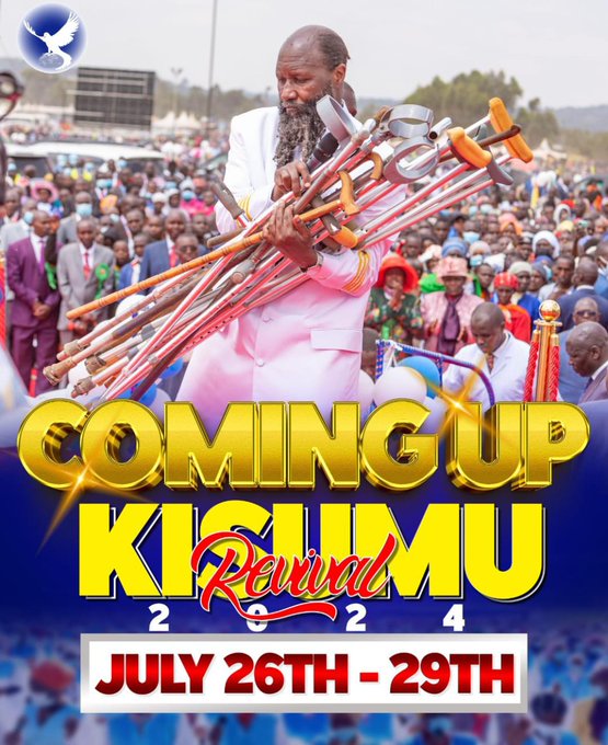 🔴Welcome beloved people to the upcoming Grand Mega Historic Healing service that will be presided over by The Mightiest Mightiest Prophets of The LORD at Kibos grounds in Kisumu city, come July 26th -29th 2024. All are Invited. Don't miss.