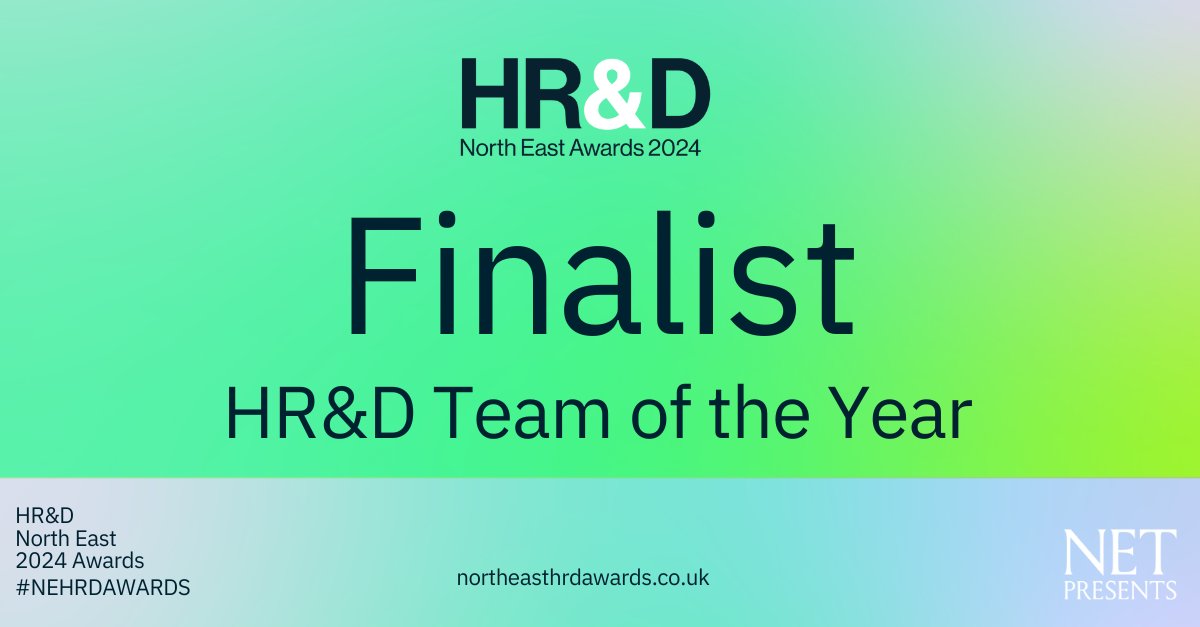 In case you missed it – our People Services team has been shortlisted at this year’s North East HR&D Awards, in recognition of the work they’ve done in empowering our colleagues in their learning and development and providing rewarding career experiences for all. #NEHRDAwards