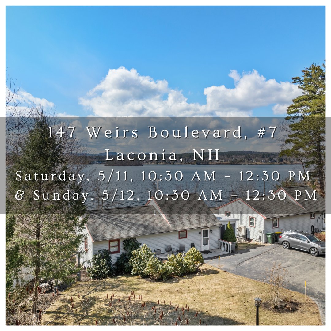 RocheRealty's tweet image. 🚤 Dive into the ultimate #boatersparadise! This stunning condo boasts direct #lakeaccess and potential for your own mooring. 
📍147 Weirs Boulevard #7, #LaconiaNH
💰$449,900
🔗bit.ly/147WeirsBlvd7
📹youtu.be/qL4-t4HEyuE

Join us this weekend and start living the dream!