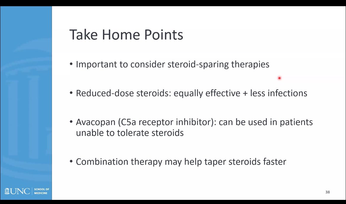 🫘✅Plasma exchange and Steroids in ANCA Vasculitis ❓When to consider ⬇️ Severe AKI/Severe DAH/Dual disease ✅Steroids in ANCA-Important to consider reduced dose/Steroid sparing @koyaljainMD @ISGDtweets @isn_india @kdjhaveri @drshyambansal @Amansharmapgi