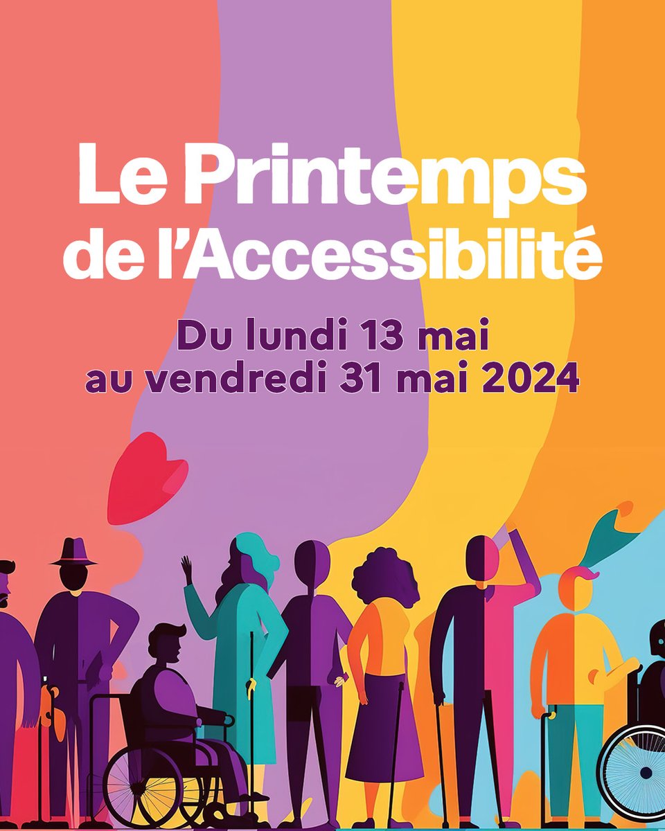 ♿ Du 13 au 31 mai, Ville de Lille, associations et structures spécialisées proposent des moments de partages et de réflexions accessibles. Découvrez le programme ! ▶︎ lille.fr/Actualites/Pri…