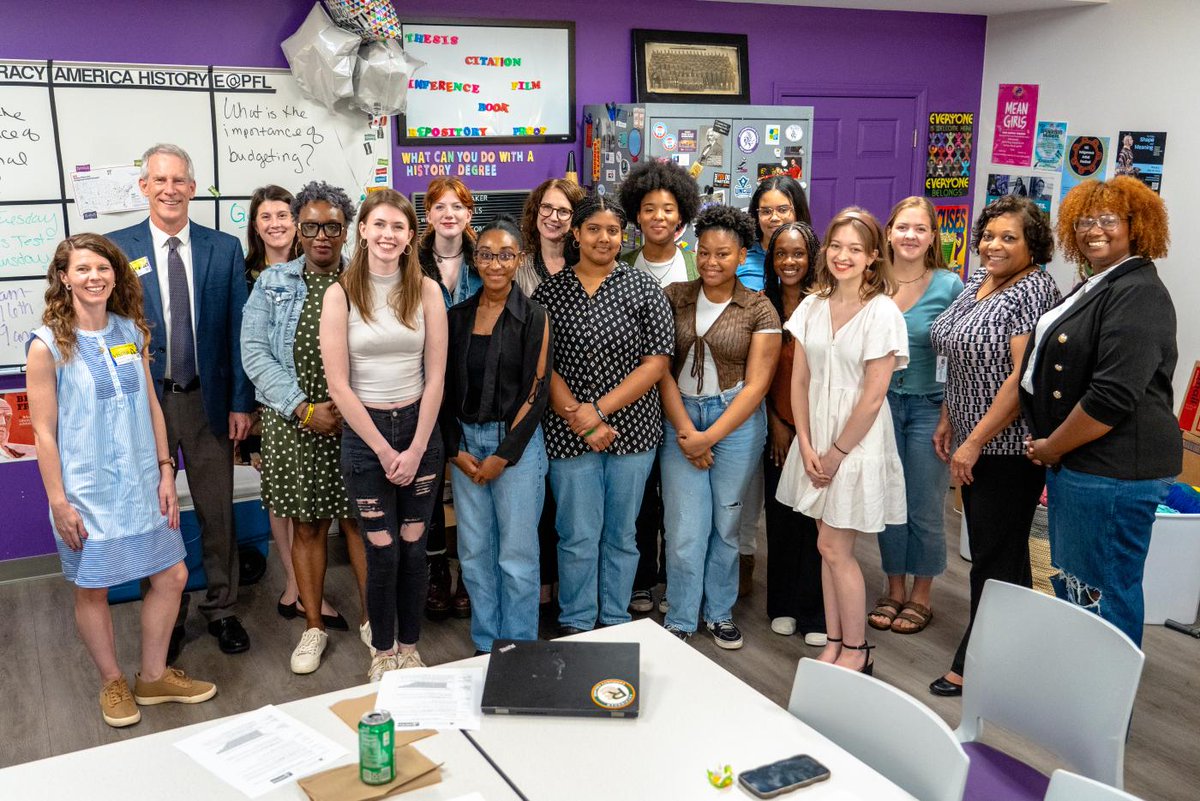 DeansEatman's tweet photo. Happy Teacher Appreciation Week from @ncculture! DNCR is working every day to support teachers like Ms. Abbott and students like those pictured below from Rockingham Early College. https://t.co/MsuiCdrlai