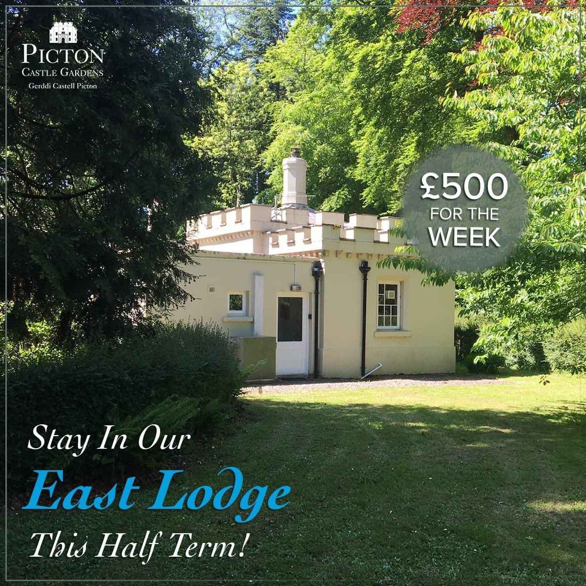 Our East Lodge is available this #HalfTerm 𝗳𝗼𝗿 𝗷𝘂𝘀𝘁 £𝟱𝟬𝟬 𝗳𝗼𝗿 a 𝘄𝗵𝗼𝗹𝗲 𝘄𝗲𝗲𝗸 😄 This lodge has one king size bedroom | sleeps 2 (with space for a cot if required). 
Visit our website to find out more and book your stay:
pictoncastle.co.uk/holiday-cottag…
#DiscoverPicton