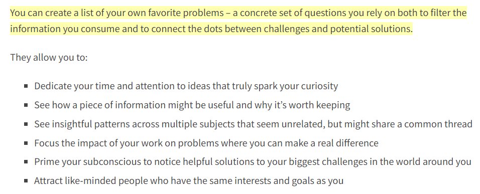 elisabetguwanto's tweet photo. kalo lg butuh banyak ide, cobain cara 12 Favorite Problems ini deh!

pilih masalah buat selalu kita pikirin, e.g.:
- gimana caranya memperluas networking?
- apa yg hrs dilakukan biar lebih sehat?

semua pengalaman &amp; konten yg kita konsumsi bisa jadi ide untuk solusi masalah itu. https://t.co/wpIZYSojtz