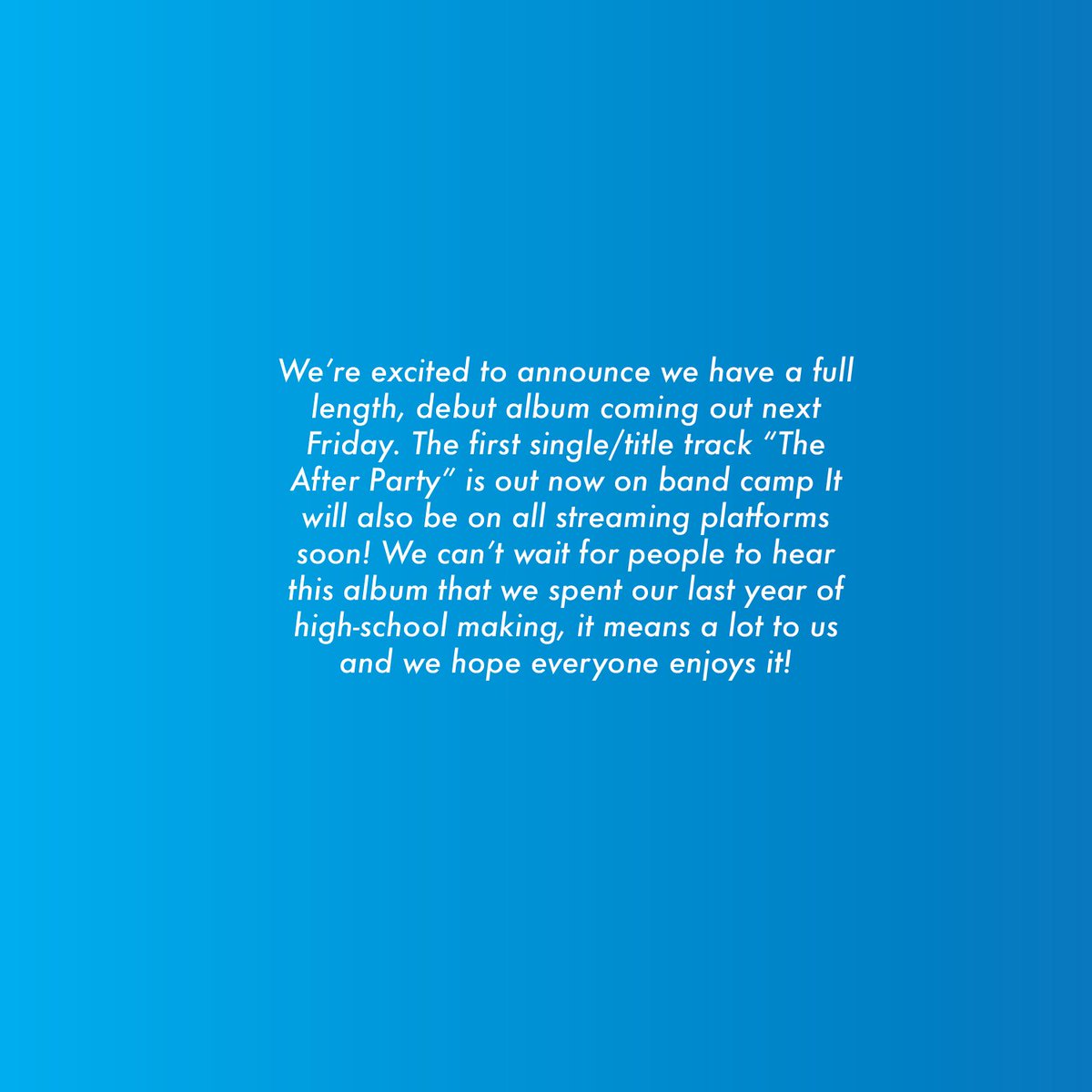 A note from "l.a. project"

SINGLE OUT NOW

laproject2.bandcamp.com/album/the-afte…