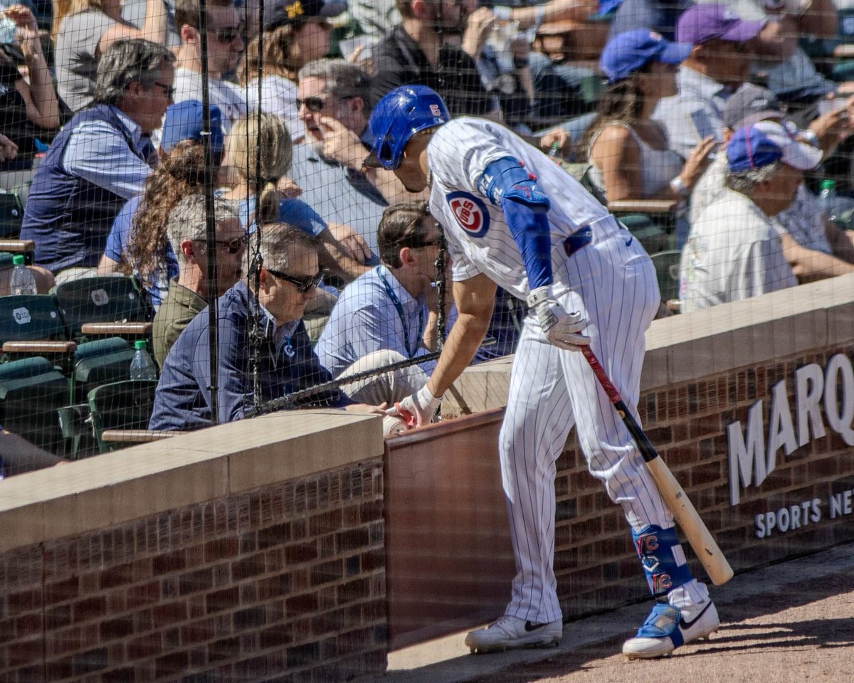 MBDChicago (@mbdchicago) on Twitter photo The <a href="/Cubs/">Chicago Cubs</a> Christopher Morel does his part to make a big fan’s day super special with a little souvenir. #YouHaveToSeeIt The <a href="/Cubs/">Chicago Cubs</a> Christopher Morel does his part to make a big fan’s day super special with a little souvenir. #YouHaveToSeeIt