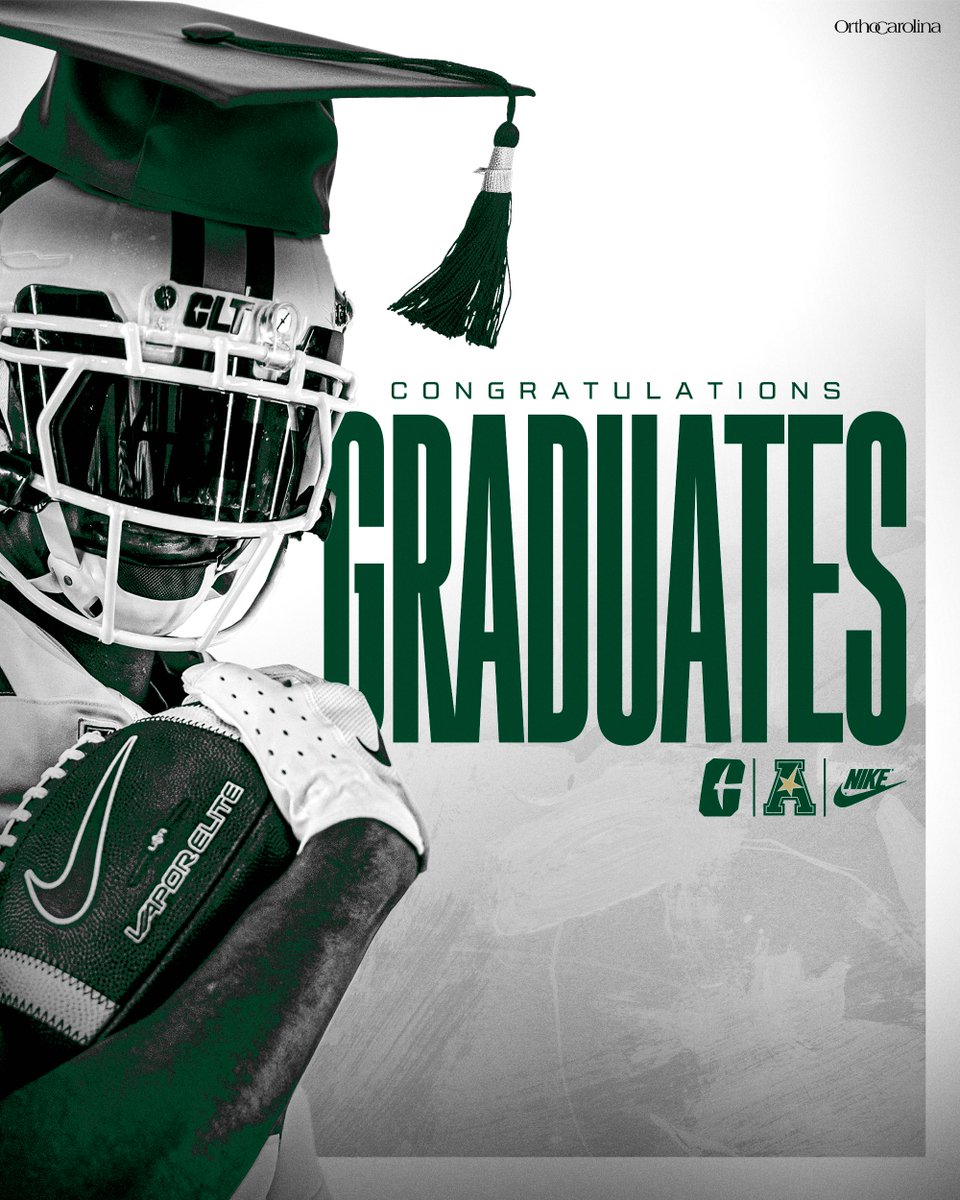 Congratulations to all the Niners graduating today and tomorrow! Forever Niners ⛏️