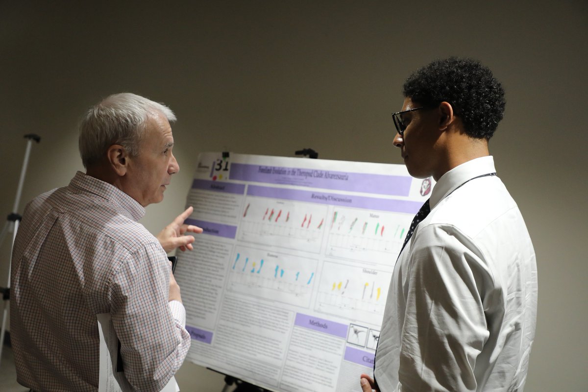 BloomsburgU's tweet image. College of Science and Technology students recently showed off their research @Bloomsburg_COST Research Day in the atrium of Arts and Administration Building. #HuskyUnleashed #BloomOnward #ProfessionalU #science #technology #research