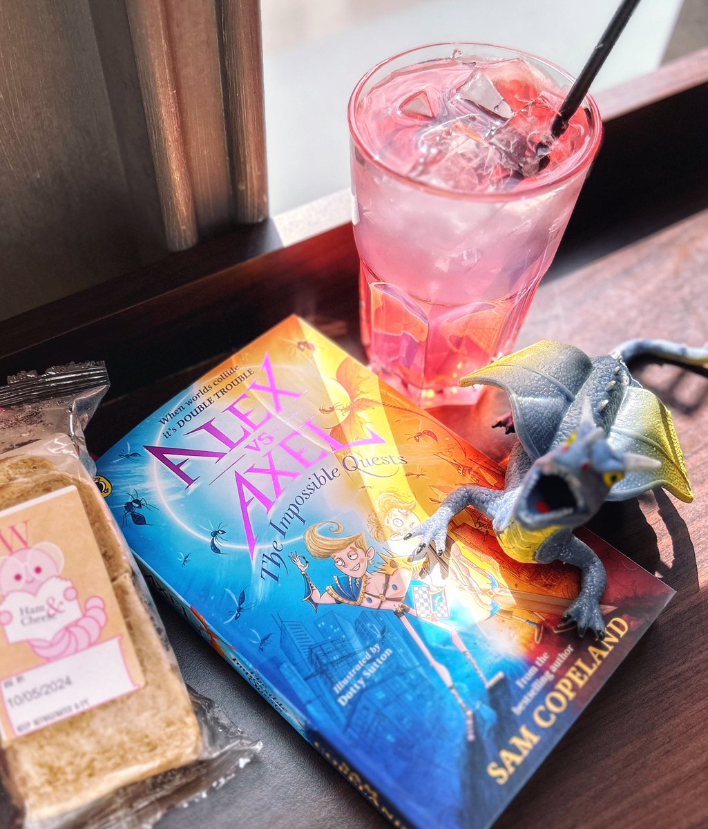 Have a heroic day out with the kids! They'll love this story of switching places, as Alex has to become a monster slayer & Axel has to face the scariest quest of all - maths class! 🐉 Then quench your thirst with a dragonfruit lemonade 🍹