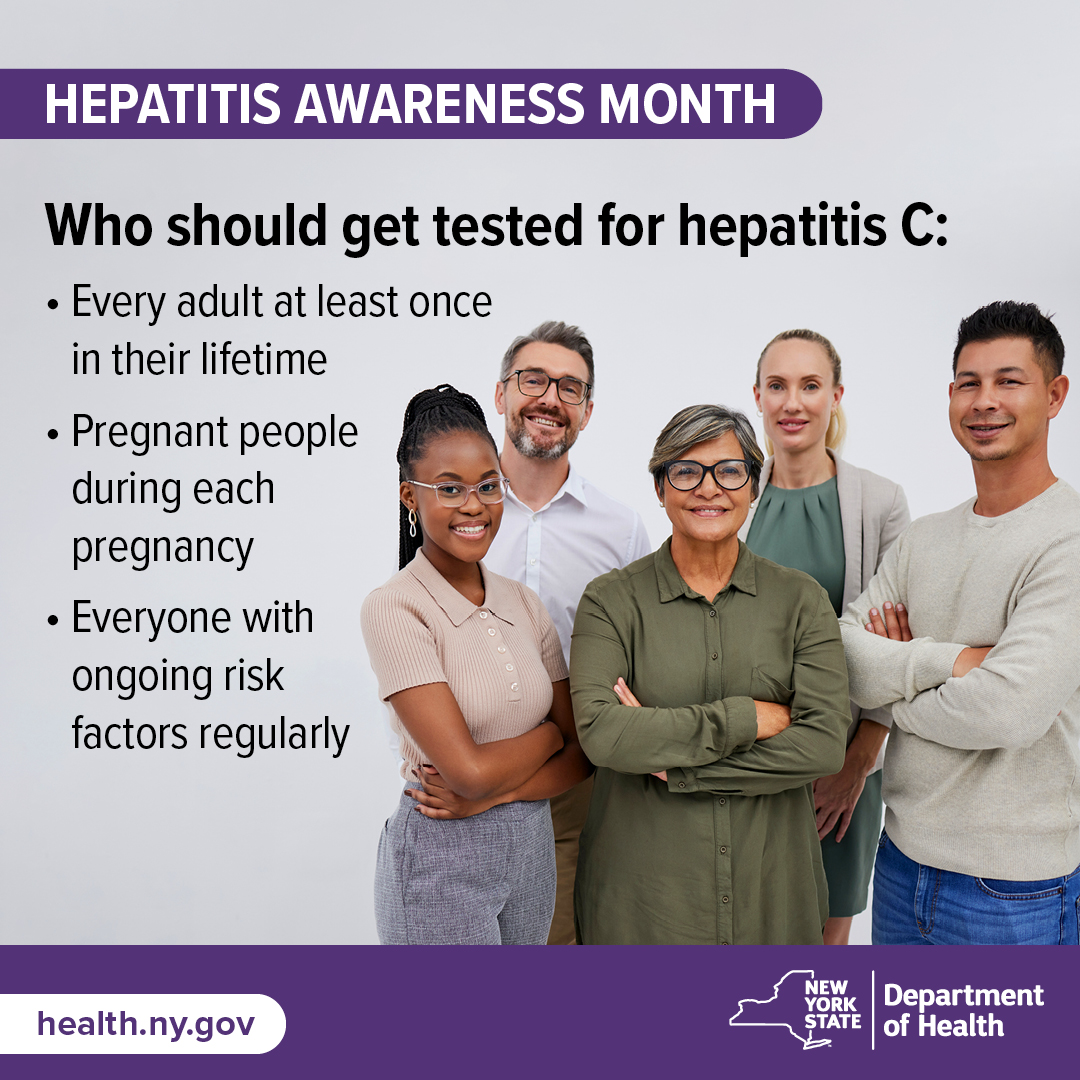 .@NYHealthCommish: “Hepatitis C often has no symptoms in the beginning, so it is important to have a blood test and find out, if you are positive, we are fortunate to have medications that work and work well.” health.ny.gov/press/releases…