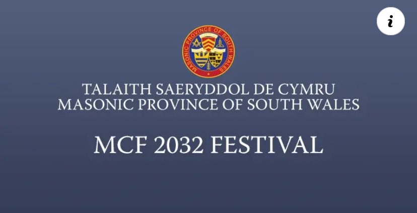 Address by the 2032 Festival Chairman to the Grand Officers – 10th of May 2024. southwalesmason.com/address-by-the…