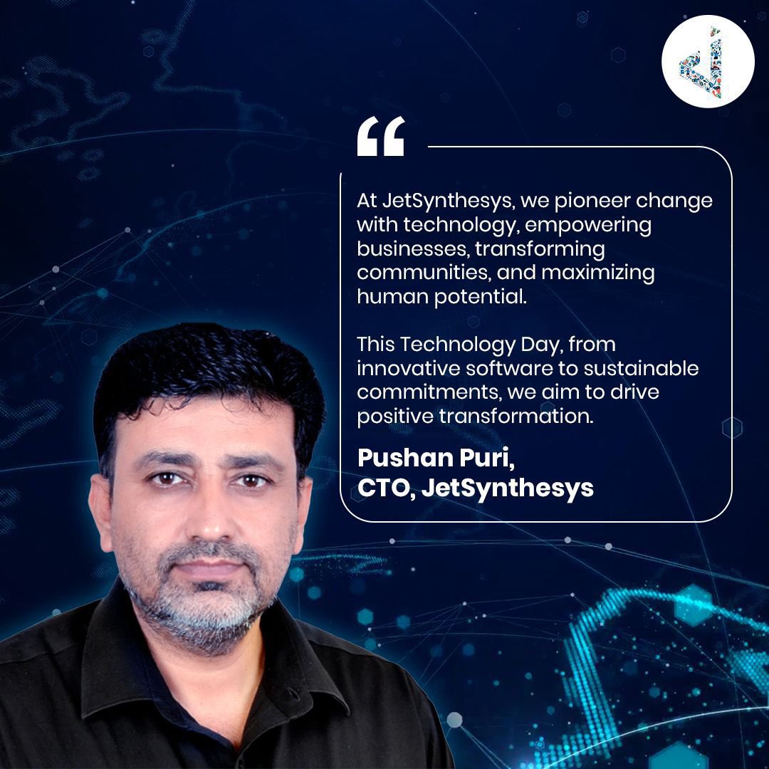 On World Technology Day, delve into the visionary insights of our Chief Technology Officer at JetSynthesys as he shares his perspective on embracing innovation and its potential to shape a brighter future. Here’s to celebrating tech while keeping our eyes on the bigger picture!