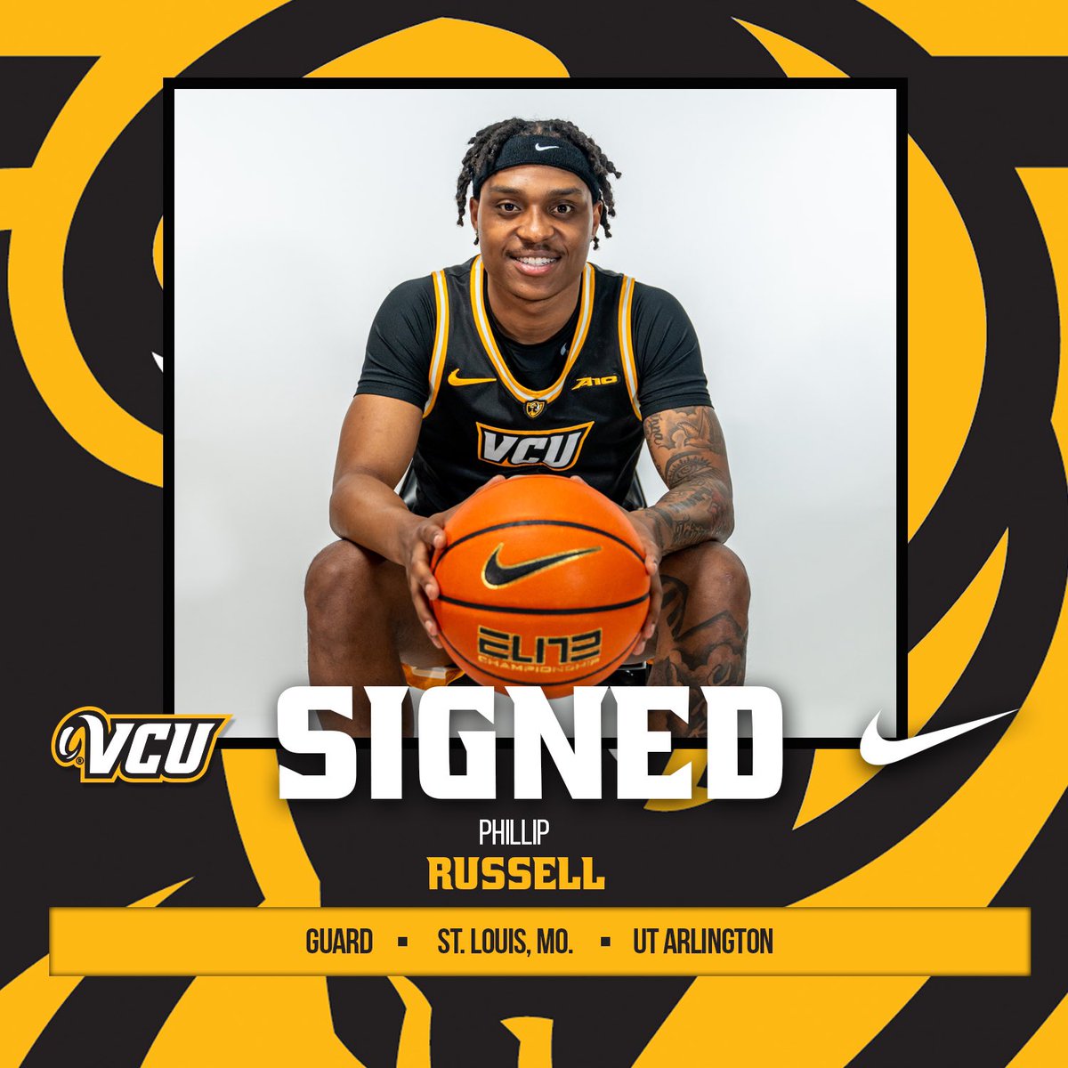 Ram Nation, please welcome Phillip Russell! #LetsGoVCU