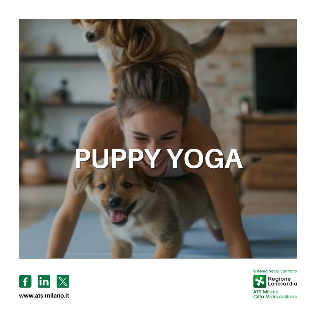 🟢 Qualsiasi attività di #Yoga effettuata con la presenza di cuccioli è vietata su tutto il territorio nazionale. 📲 Scopri di più 👇 ats-milano.it/notizie/puppy-…