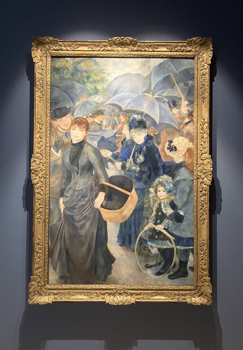 Taking some time out on my day “off” for a change - went to see Renoir’s “The Umbrellas” @leicestermuseum earlier 🖼️ 🎨!
