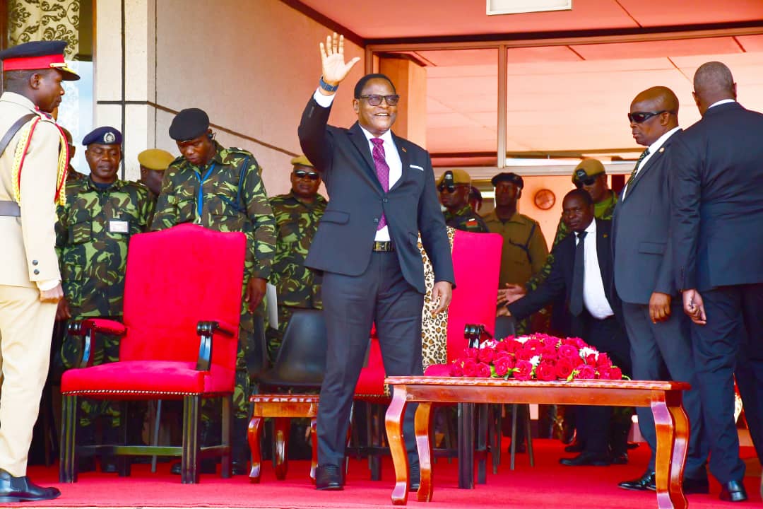 #Times360Malawi President Lazarus Chakwera has arrived in the country from USA and Kenya where he went for official duties. Pictures by Emmanuel Simpokolwe