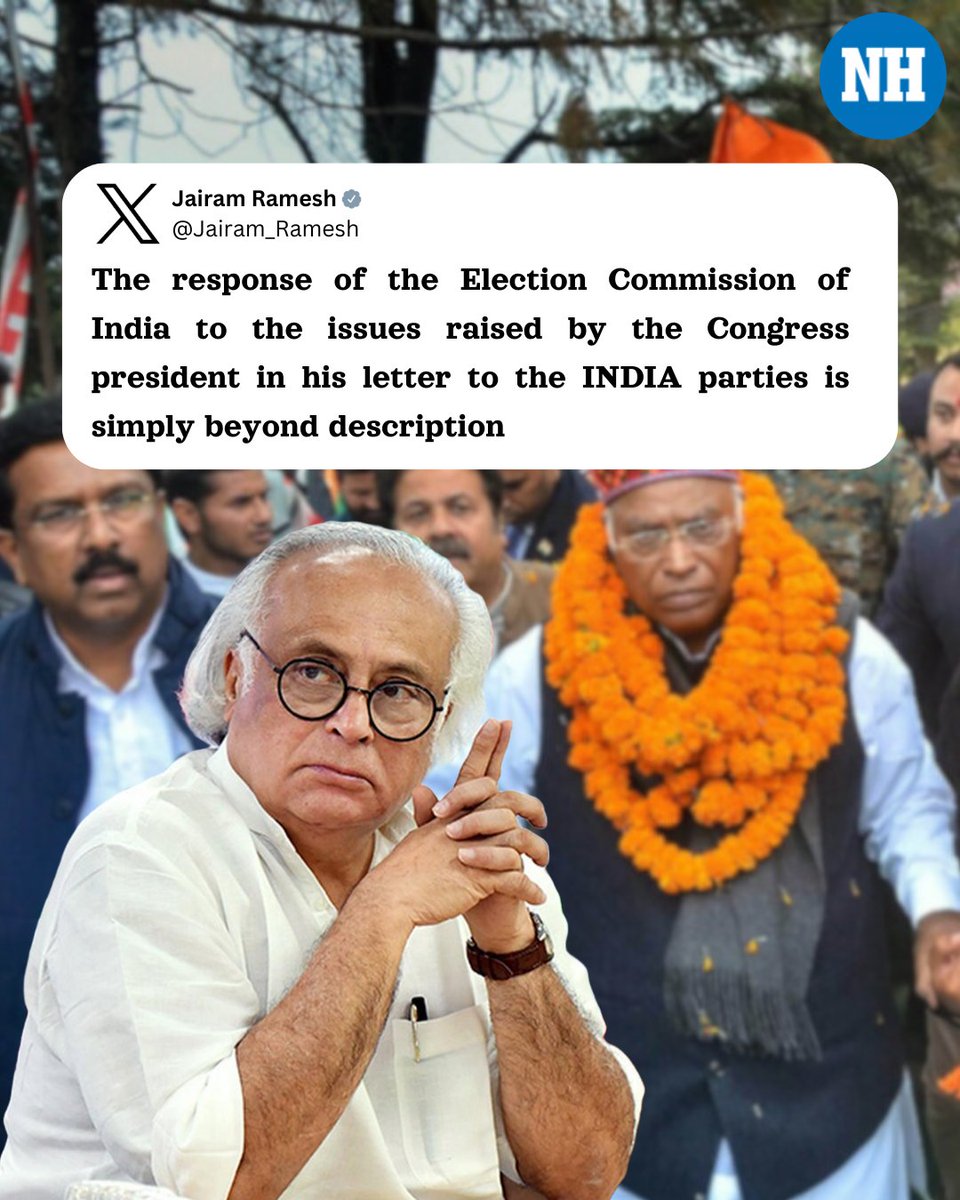 Senior leaders expressed disappointment over the ECI's reaction to legitimate issues, citing the need for impartiality and transparency in electoral processes. #ElectionCommission #Congress #JairamRamesh #MallikarjunKharge #ECI