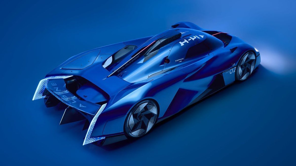 Alpine's latest concept is hydrogen-powered hypercar from the future...>> buff.ly/44BpBoO