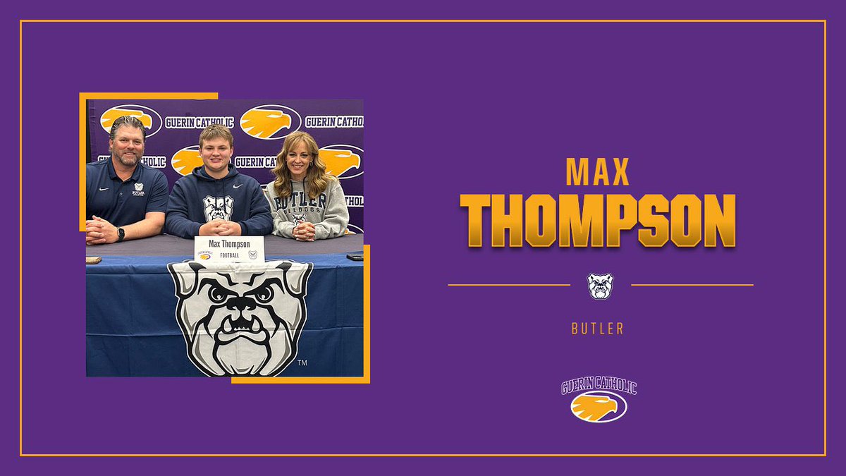 GCHS_Athletics's tweet photo. Max Thompson | @GCGoldenEagleFB https://t.co/B59DwYcill