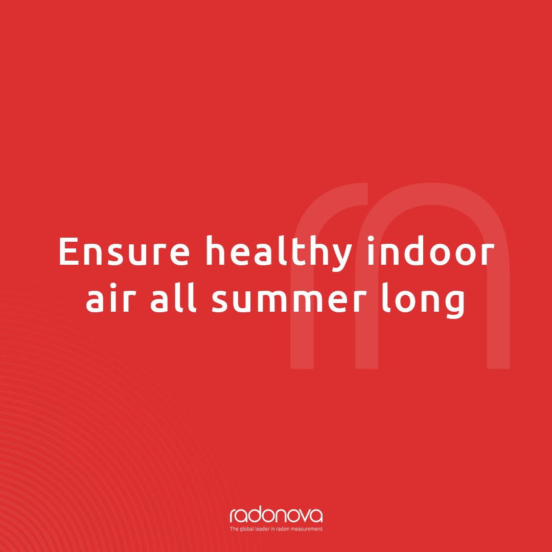 Test your home for harmful radon gas before summer break begins. When children and loved ones spend more time at home, make sure indoor air quality poses no health risks. Order today ↓ radonova.com/shop/ #CleanAirMonth #summer #summerbreak #indoorairquality #familysafety