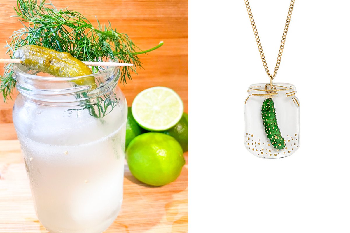 A controversial cocktail: are you giving gherkins a go or saying no to a Pickleback-inspired tipple? 🥒 Team Tatty’s Elysia is turning our best selling pickle jewellery into our #WorldCocktailDay must-have - head to the blog for the recipe: bit.ly/4bz9N8C🍹
