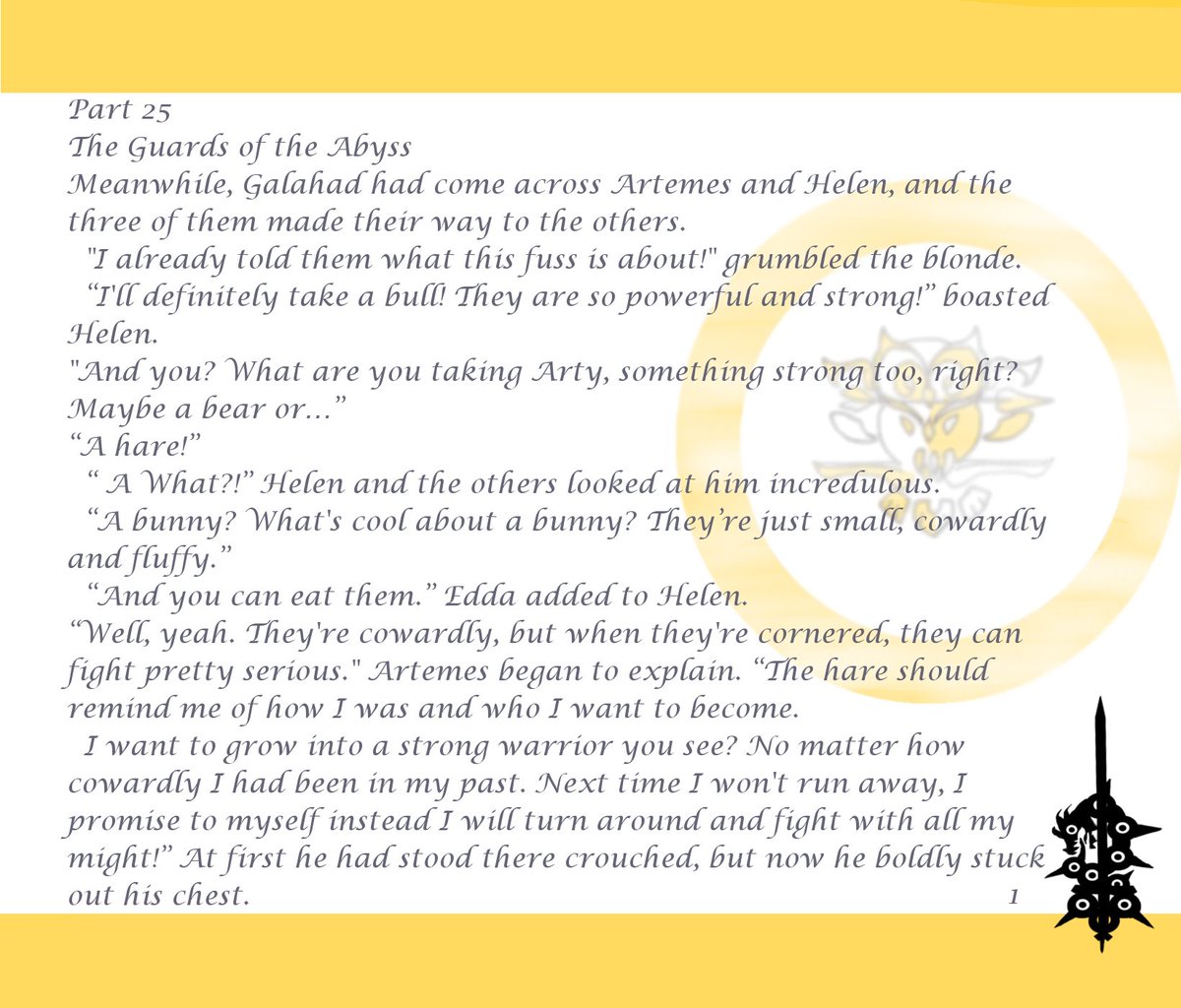 tsukiyume_saki's tweet photo. π°Eight Guards of the Abyssπ°
part 25 the Guads of the Abyss
π¦π¦’π¦ββ¬πππππΊ
the final part of Arc2 :)
Next week will be the start of Arc3 β€οΈπ+
#NanatsuNoTaizai #SevenDeadlySins #MokushirokunoYonkishi #FourKnightsoftheApocalypse #EightGuardsoftheAbyss #oc https://t.co/dKAT365BpT