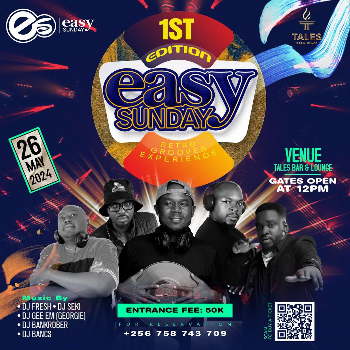 EasySundaysUG's tweet photo. The First Edition of Easy Sundays UG is on this month! Get your Old Skool Grooves ready because there will be plenty of that on the 26th of this month at Tales Bar &amp; Lounge in Bukoto. 
Free tickets to the most engaging retweets...
#EasySundaysUG #EasySundaysAtTales https://t.co/zXdli5itkW