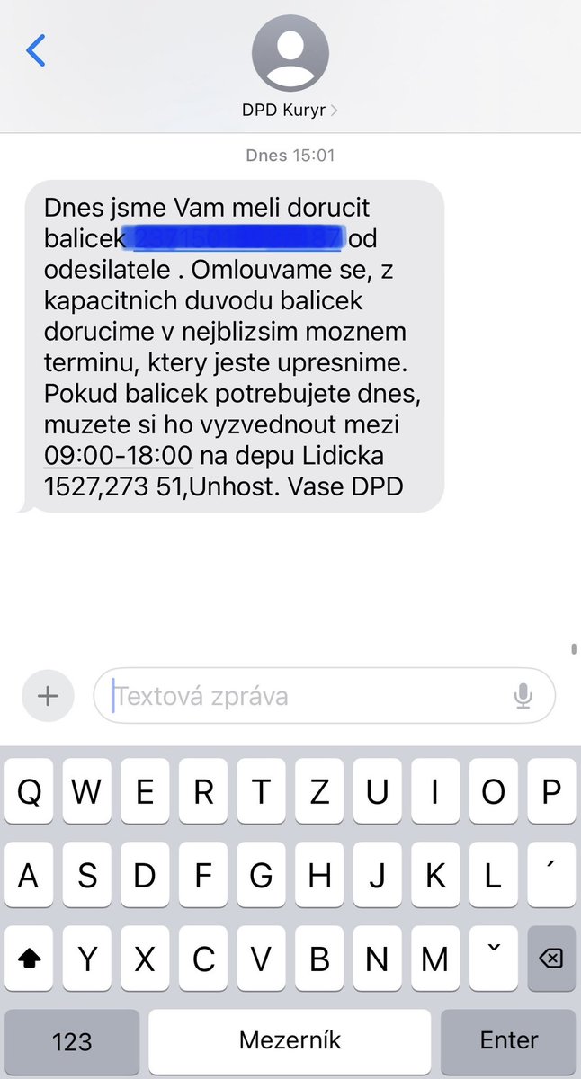 LukeUp's tweet photo. Zlatá pošta! To si říkám pokaždé, když mi má něco doručovat @dpd_cz . Vždycky to skončí stejně. Ani jednou jinak. Alza by si zasloužila lepší doručování balíků z partnerského prodeje. 👎 https://t.co/bHbRNob886
