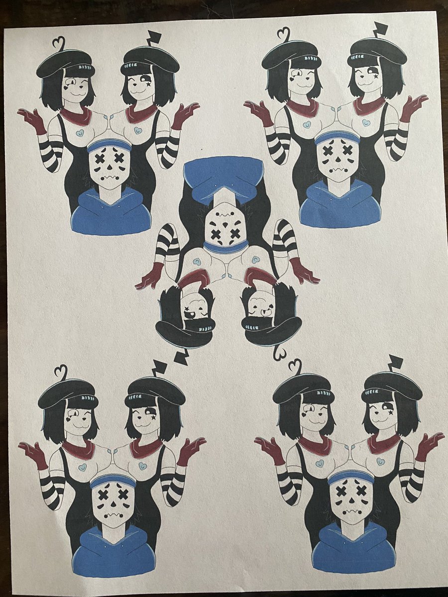 MuttskyStudios's tweet photo. FIRST PRINT FOR STICKERS FOR #Denfur !!! I AM SO DAMN EXCITED, WISH ME LUCK ON THE APPLICATION!!!!!!!! https://t.co/FJdZttyM9g