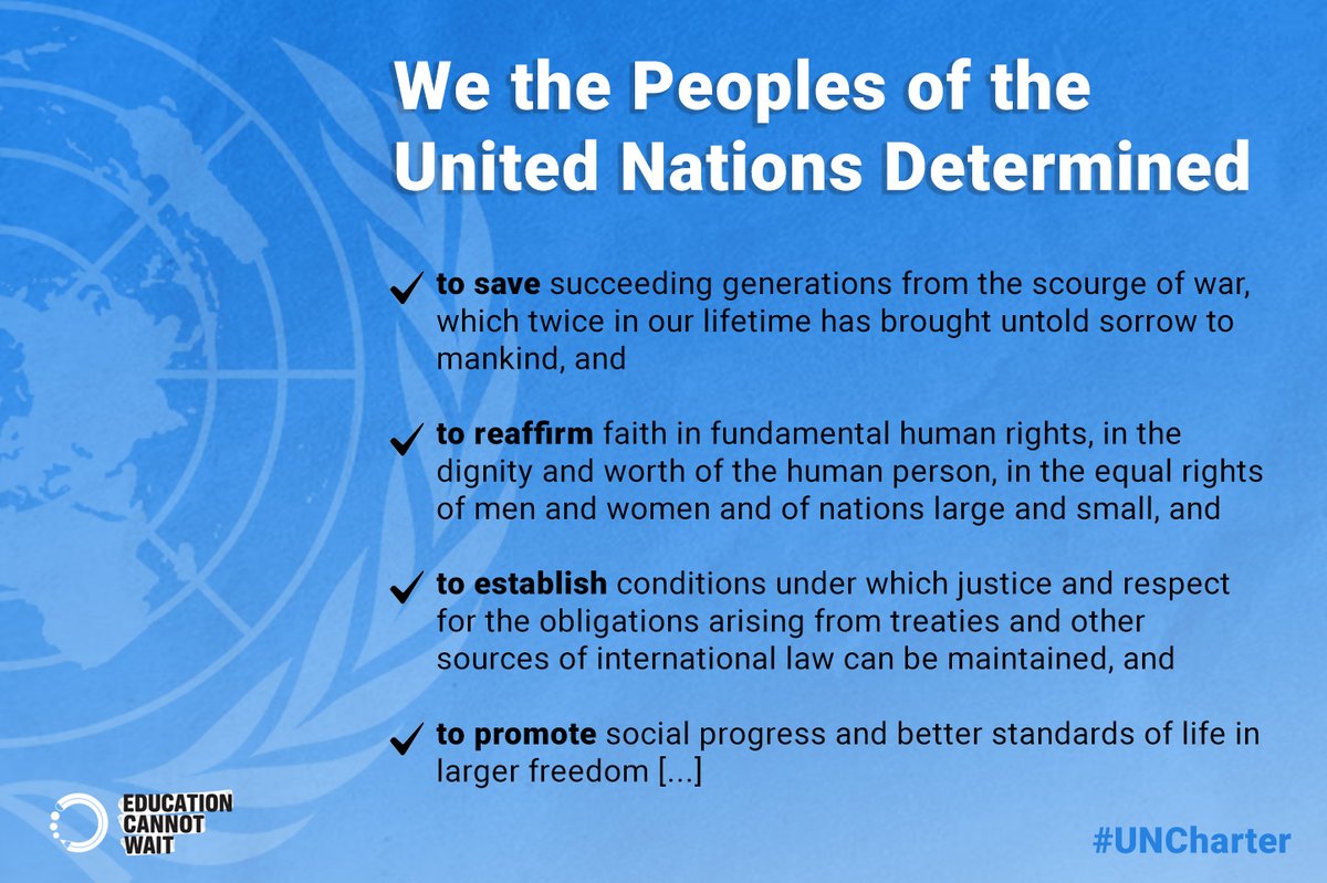 As the🌎faces unprecedented challenges w/brutal conflicts putting at risk the future of entire generations – from #Afghanistan, #DRC, #Gaza, #Haiti, #Sudan, #Ukraine & beyond – & climate crisis threatening our mere existence, we must hold on to the principles defined in the…