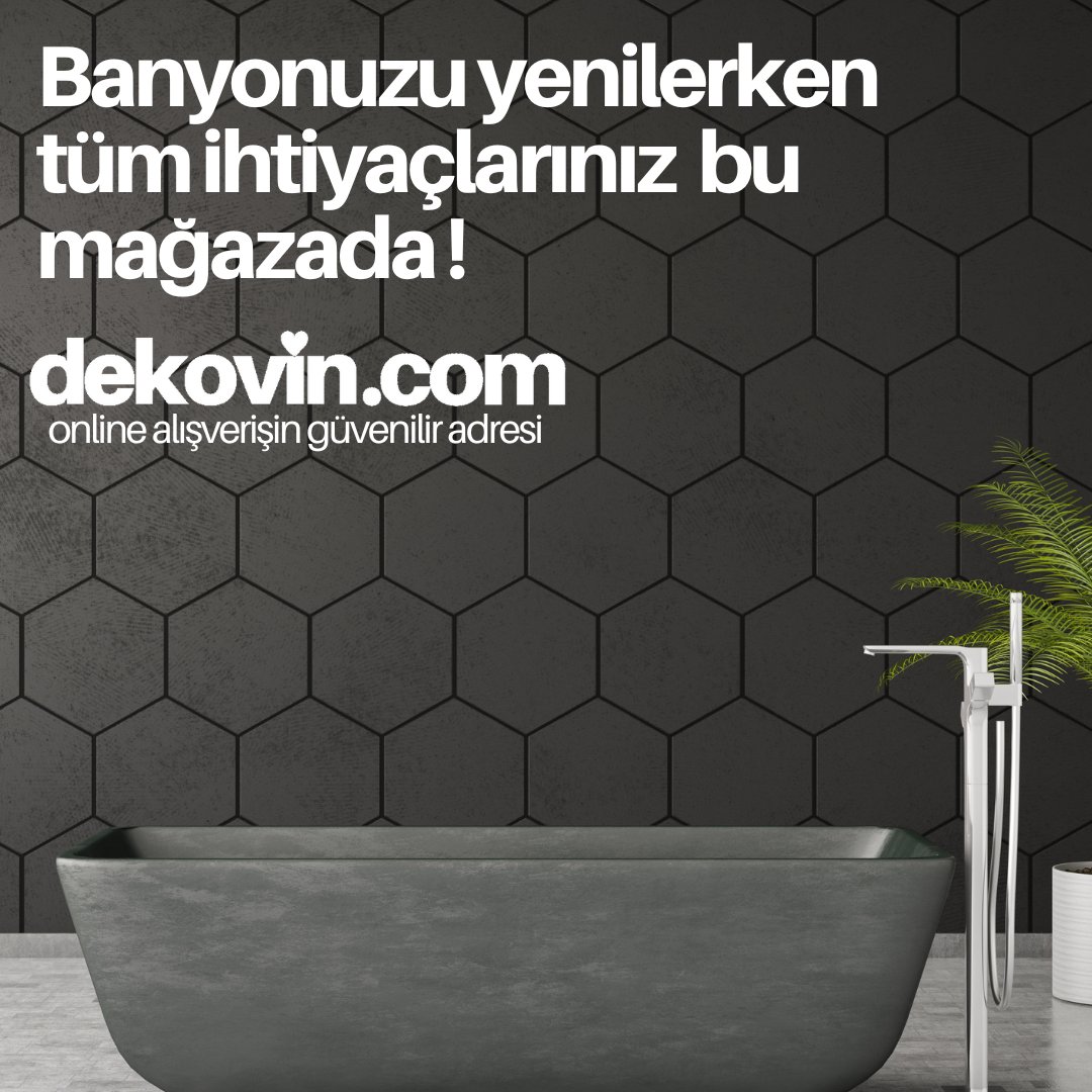 dekovin.com üzerinden tek tıkla banyo yenileme projeleriniz için,lider markalara ait duvar karosundan yer karosuna tüm ürünleri avantajlı fiyatlarla satın alabilirsiniz.
#dekovin #dekovincom #banyodekorasyonu #banyoaksesuarları #banyomobilyası #yerkarosu #duvarkarosu