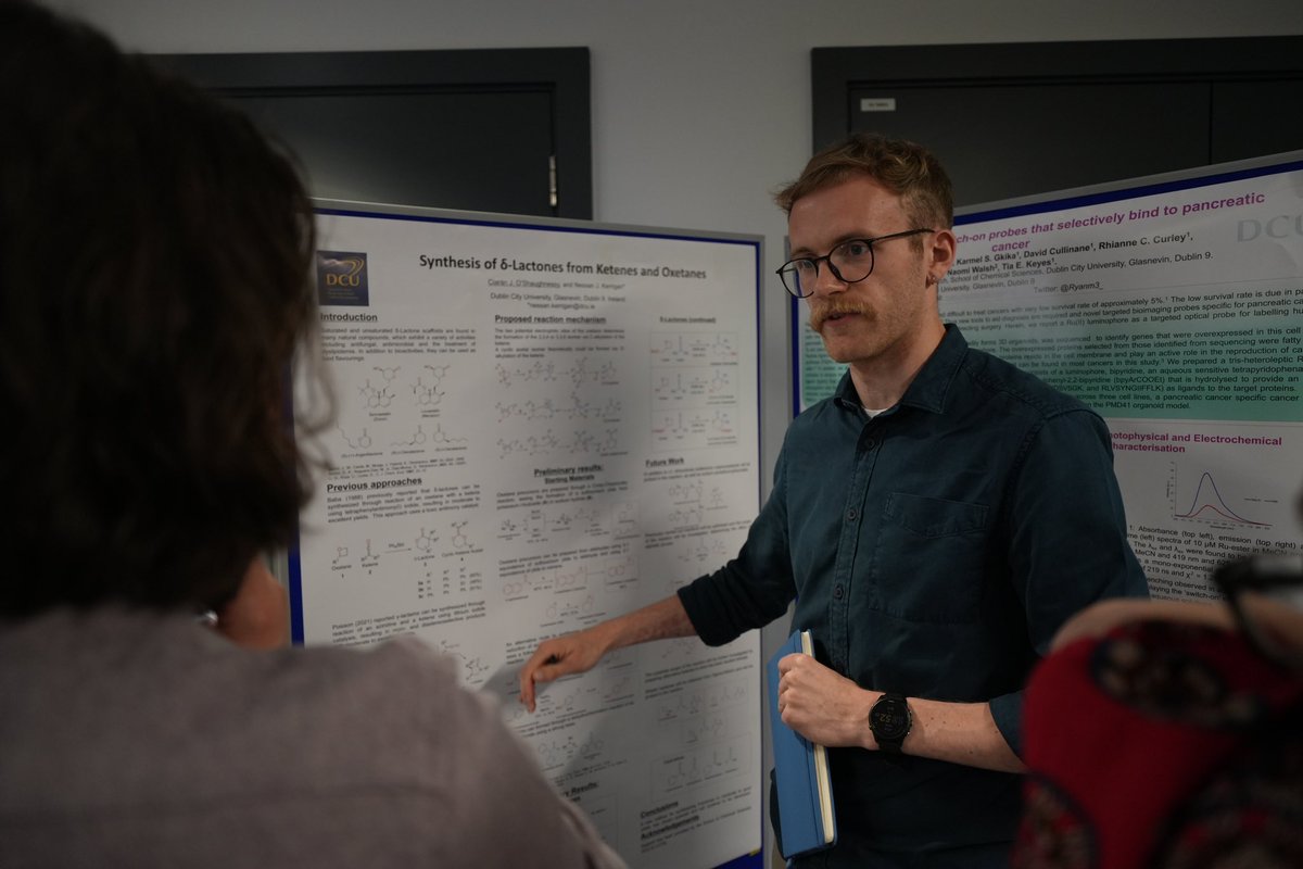 Recharge and network during lunch while exploring the fascinating poster presentations from our talented researchers. Science never tasted so good! 
#ChemistryDay #DCUChemistry