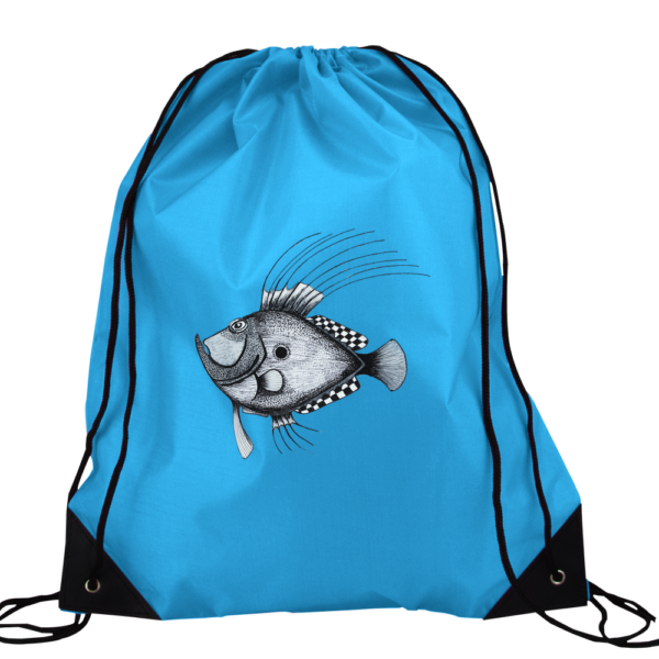 Flying Fish #bag #bags This lightweight and versatile #drawstringbag is perfect for the gym, sports, back to school or on the go. annasavart.clickasnap.shop/product/flying…