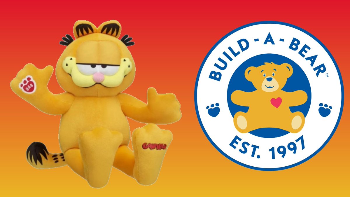 🚨EXCLUSIVE🚨: The Garfield Build-A-Bear is AVAILABLE NOW exclusively online! 

Order here: buildabear.com/stuffed-animal…