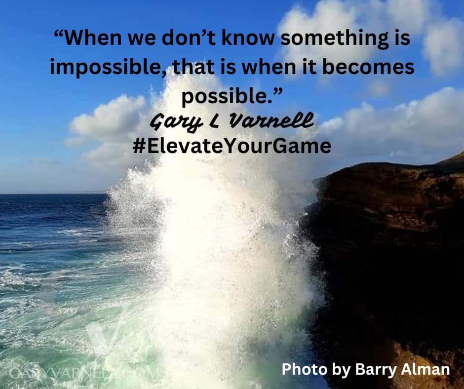Friday, May 10th, thought & quote! Flight was impossible, until it wasn’t. Landing on the moon was impossible, until it wasn’t. Our goals & dreams seem impossible, until we create a plan and take action until we reach them. Don’t quit until you’re there! #ElevateYourGame; #KATN