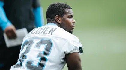 The #Panthers released RB Tarik Cohen.